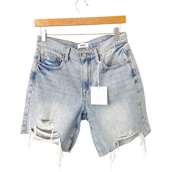 NWT Pistola Kelly 90s Skater Denim Shorts size 27 - Picture 2 of 11